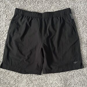 Speedo Black Swim Shorts Size Large‎